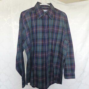 Alex Cannon Stylish multi colored Plaid Long-Sleeve Shirt